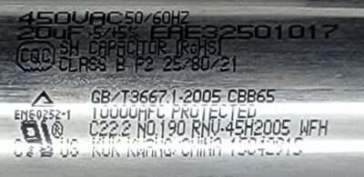 Genuine Refrigerator LG Capacitor Part#EAE32501017 - Image 4