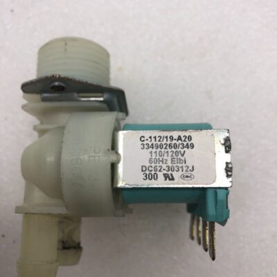 Genuine Samsung Washing Machine Cold Water Inlet Valve Part#DC62-30312J