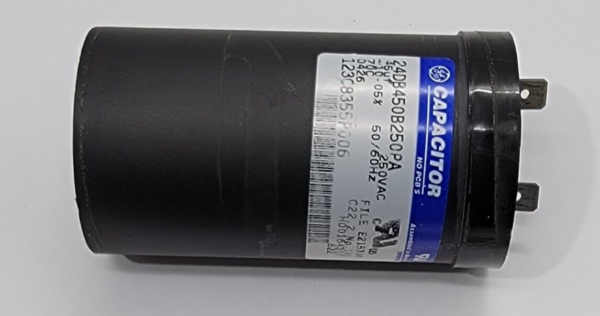 Genuine Washer GE Capacitor Part#123C8355P006 - Image 3