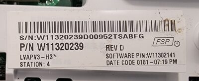 Genuine Washer Maytag Control Board Part#W11320239 - Image 5