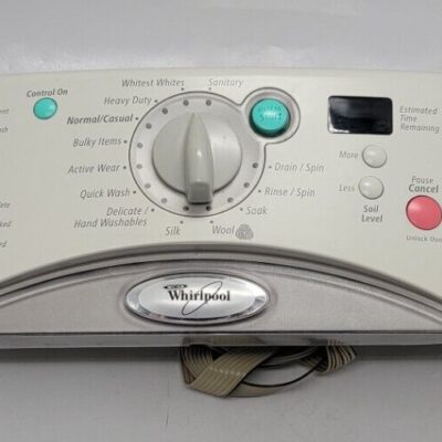 Genuine Washer Whirlpool Control Panel w/Board Part#461970222711 46197020403