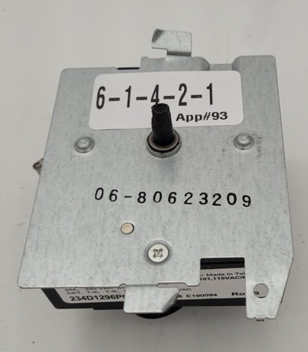 Genuine Dryer GE Timer Part#234D1296P005 - Image 3