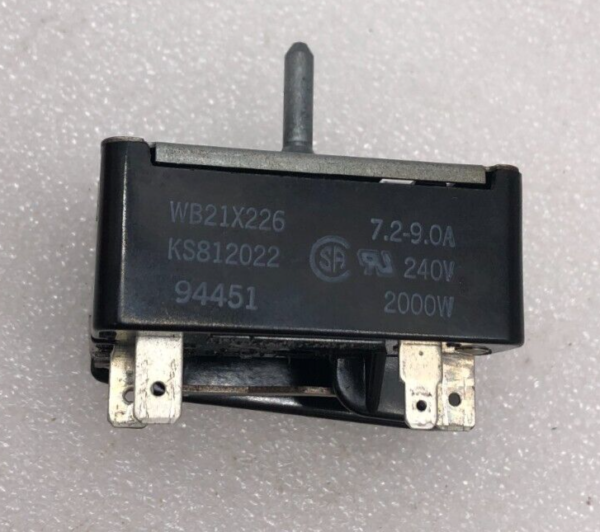 Genuine GE Range Burner Switch Part#WB21X226