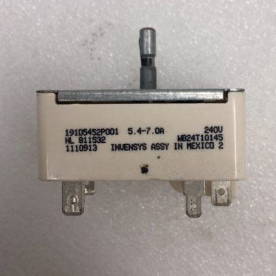 Genuine GE Range Infinite Switch Part#191D5452P001