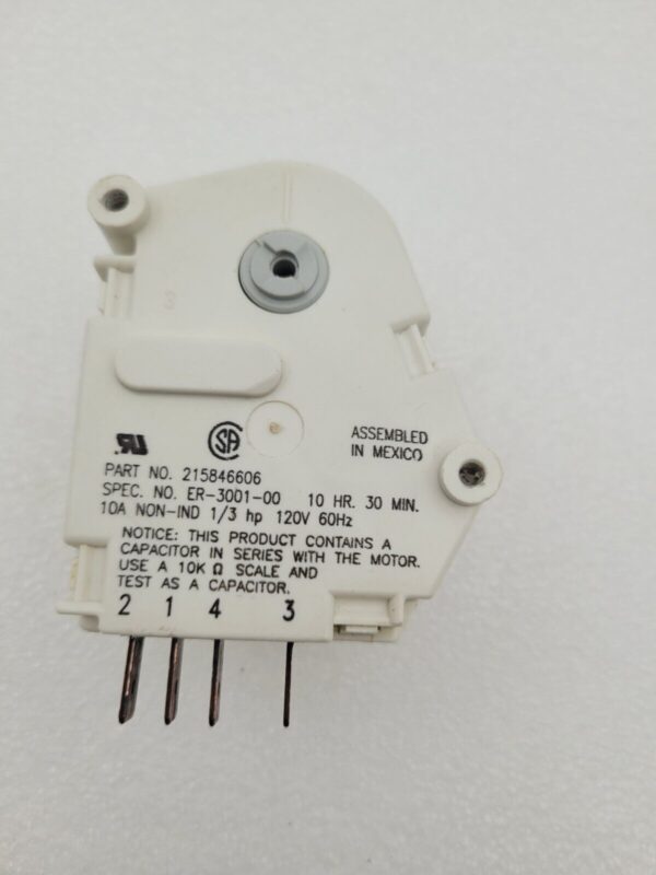 Genuine Kenmore Frigidaire Refrigerator Defrost Timer Part#215846606