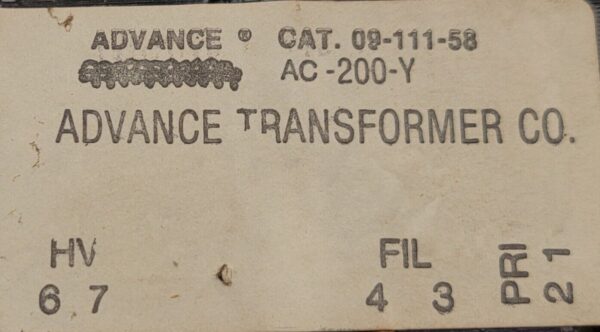 Genuine Oven Thermador Transformer Part#09-111-58 - Image 5