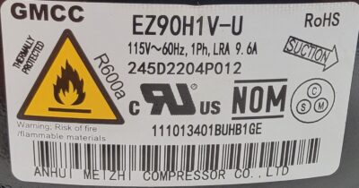 Genuine Refrigerator GE Compressor Part#EZ90H1V-U - Image 4