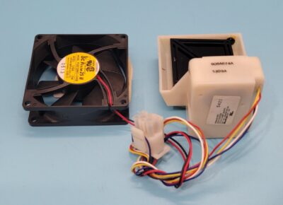 Genuine Refrigerator GE Damper w/Fan Motor Part#200D1029P001 200D1535P002 - Image 3