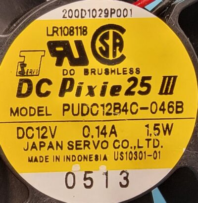 Genuine Refrigerator GE Damper w/Fan Motor Part#200D1029P001 200D1535P002 - Image 5