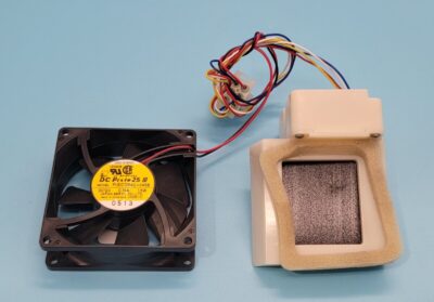 Genuine Refrigerator GE Damper w/Fan Motor Part#200D1029P001 200D1535P002