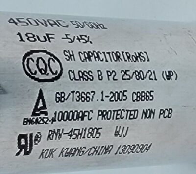 Genuine Refrigerator Kenmore Capacitor Part#10000AFC - Image 4