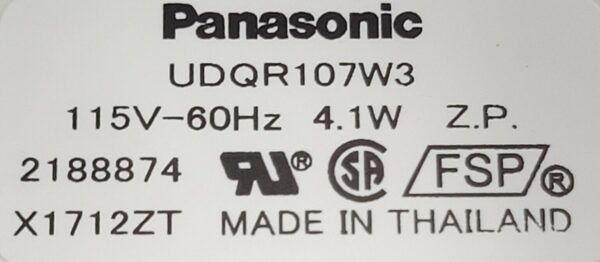 Genuine Refrigerator Kitchen Aid Condenser Fan Motor w/Housing Part#UDQR107W3 - Image 4