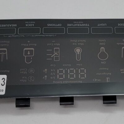 Genuine Refrigerator Kitchen Aid Display Control Board Part#W10418409