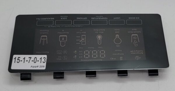 Genuine Refrigerator Kitchen Aid Display Control Board Part#W10418409