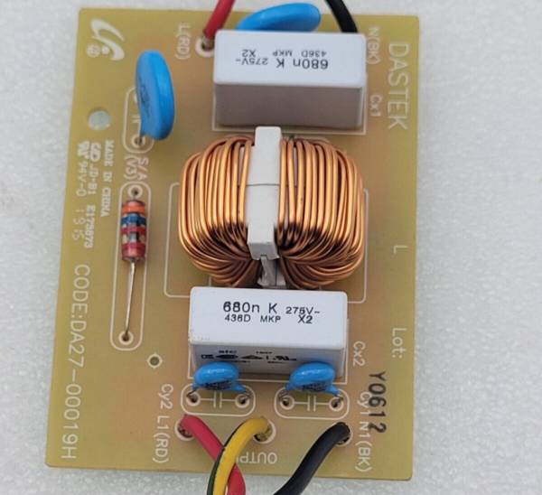 Genuine Samsung Refrigerator Noise Filter Board Part#DA27-00019h