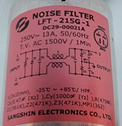 Genuine Washer Samsung Noise Filter Part#DC29-00021A - Image 4