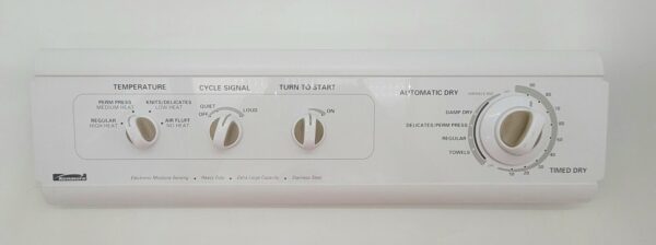 Genuine Dryer Kenmore Control Panel w/Timer Part#131905500