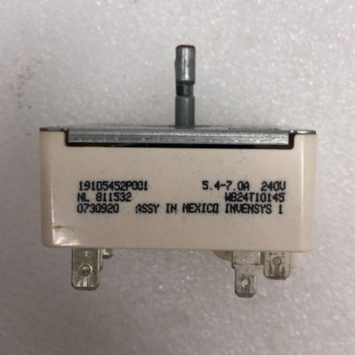 Genuine GE Range Infinite Switch Part#191D5452P001