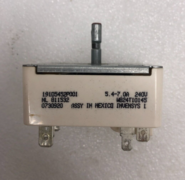 Genuine GE Range Infinite Switch Part#191D5452P001