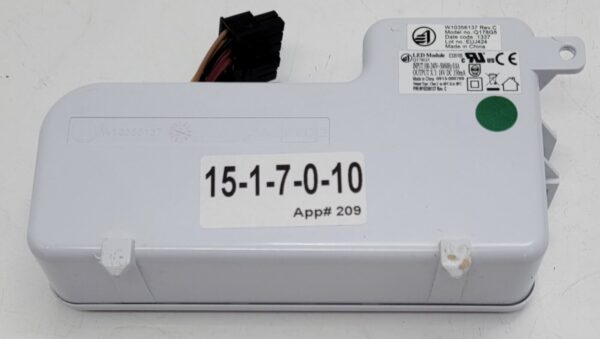 Genuine Refrigerator Kitchen Aid Inverter Control Board Part#W10356137 - Image 4