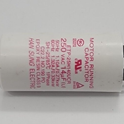 Genuine Refrigerator LG Capacitor Part#ETP-25H140UCR