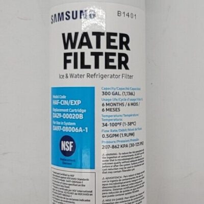 Genuine Refrigerator Samsung Water Filter w/Cap Part#DA61-05525A DA29-00019A