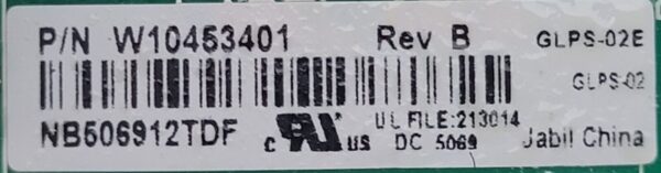 Genuine Refrigerator Whirlpool Circuit Board Part#W10453401 - Image 7