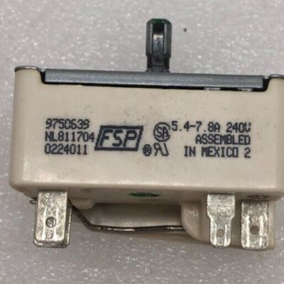 Genuine Whirlpool Kenmore Range Surface Element Switch Part#9750639