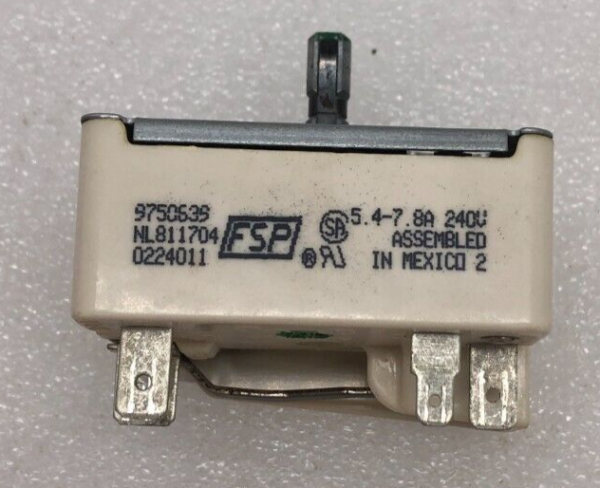 Genuine Whirlpool Kenmore Range Surface Element Switch Part#9750639