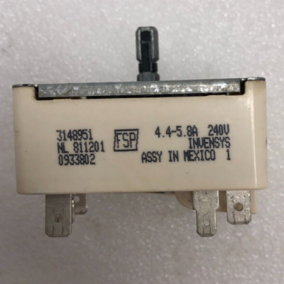 Genuine Whirlpool Range Element Switch Part#3148951