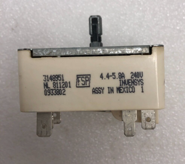 Genuine Whirlpool Range Element Switch Part#3148951